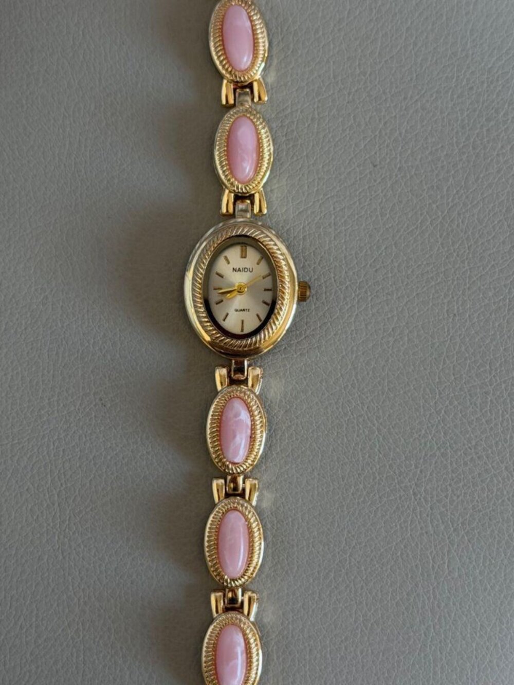 Preppy Pink Crystal Link Band Watch Preppy Y2K OS